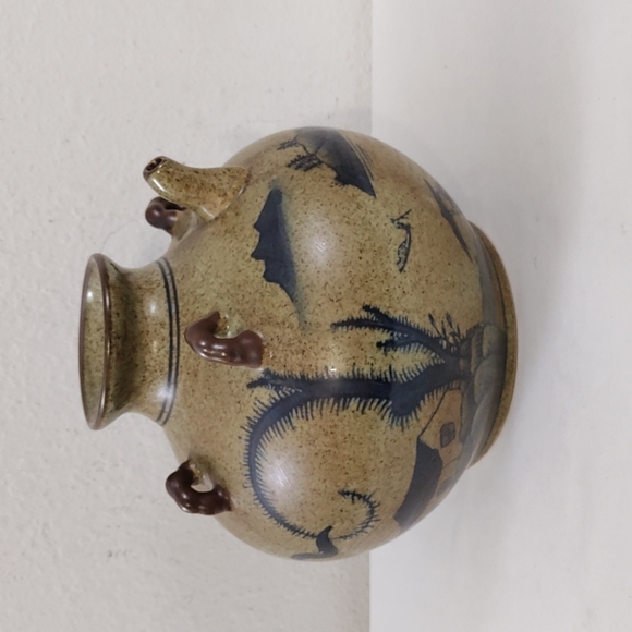 unknown Other - Vintage Asian Large Handcrafted Ceramic Wine Jar
